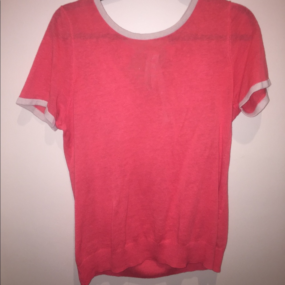 Outback pink short sleeve sweater